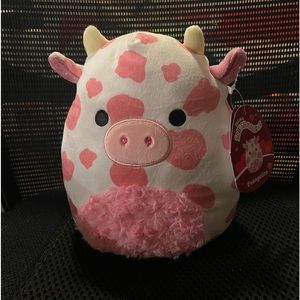 Squishmallows Evangelica the Pink and White Cow 8” Valentine’s 2023